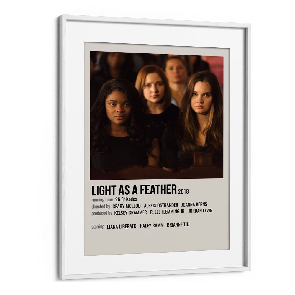 Light As Feather 2018 Movie Posters in White Frame With Mount