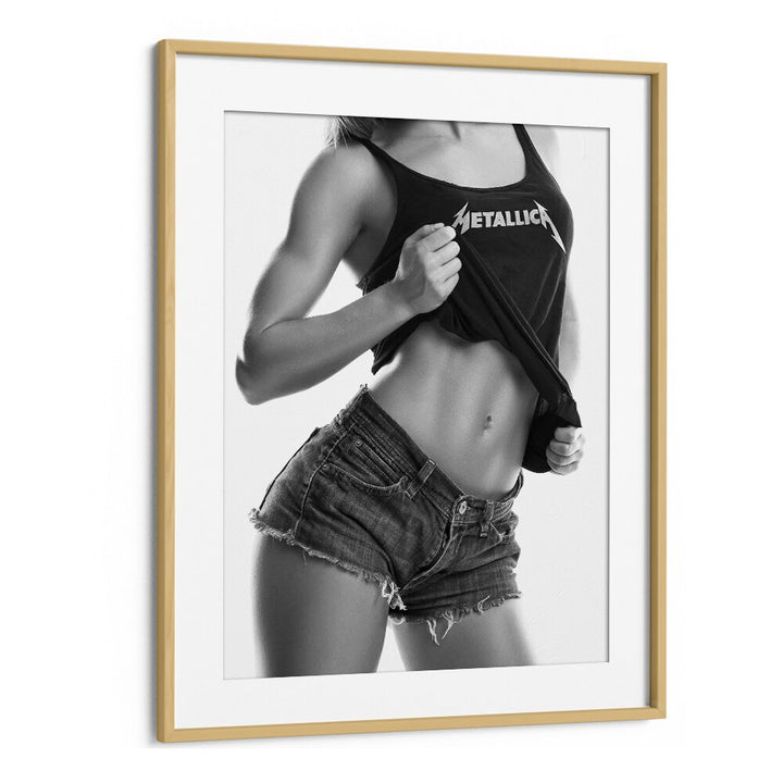 Lighting by David Drake Fine Art Photography Fashion Photography in Oak Wood Frame With Mount