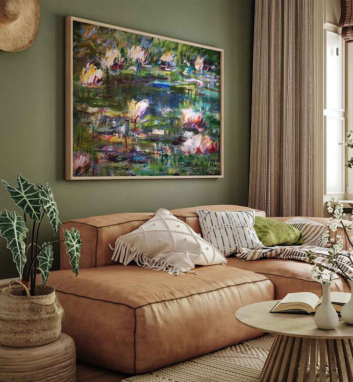 LILY DREAM I , FLORAL FLOWER PAINTINGS