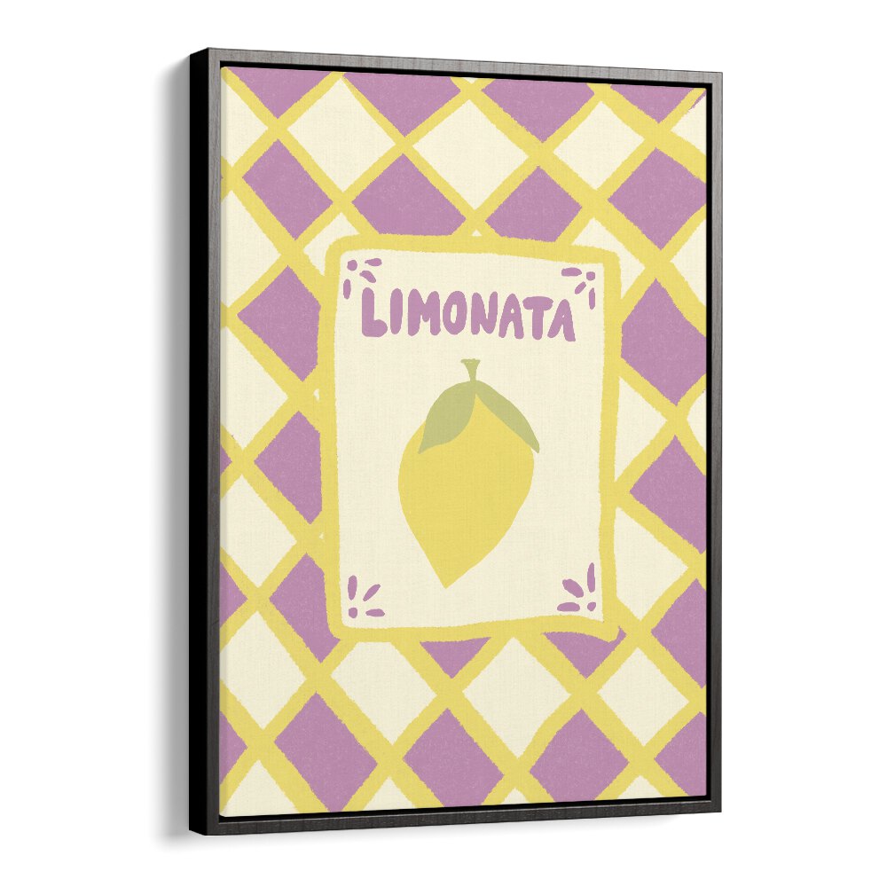 Limonata by Studio Dolci Kitchen Art Prints in Black Floater Frame