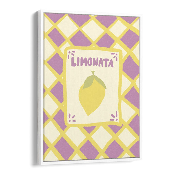 Limonata by Studio Dolci Kitchen Art Prints in White Floater Frame