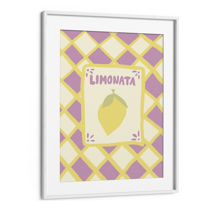 Limonata by Studio Dolci Kitchen Art Prints in White Frame With Mount