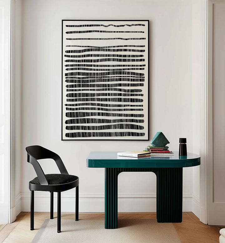 Lines by dan hobday abstract art abstract paintings Artwork I placed on a wall