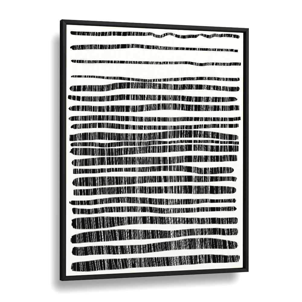 Lines by dan hobday abstract art abstract paintings in Black Plain Frame