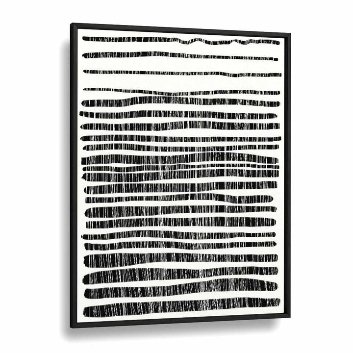 Lines by dan hobday abstract art abstract paintings in Black Plain Frame