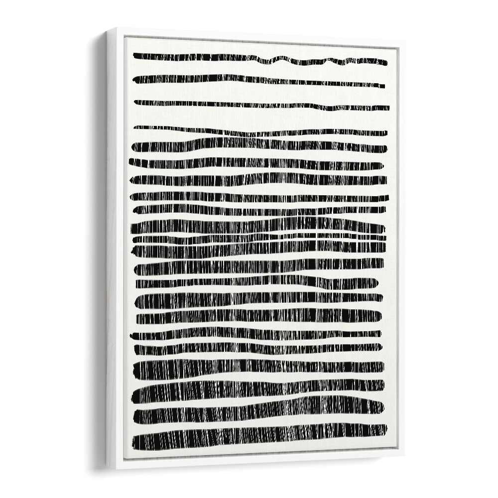 Lines by dan hobday abstract art abstract paintings in White Floater Frame