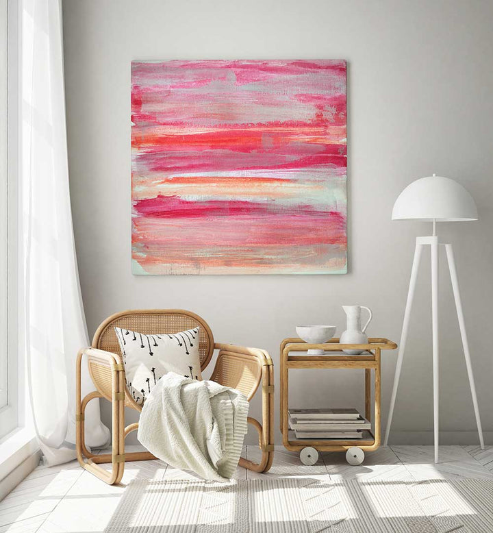 LIPSTICK ON LINEN , ABSTRACT PAINTINGS