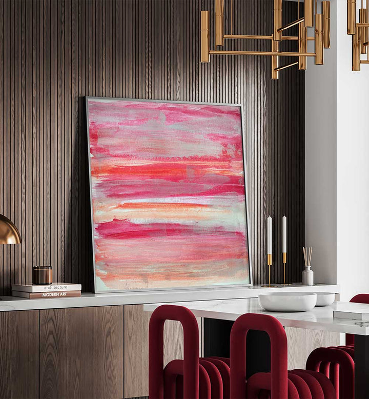 LIPSTICK ON LINEN , ABSTRACT PAINTINGS