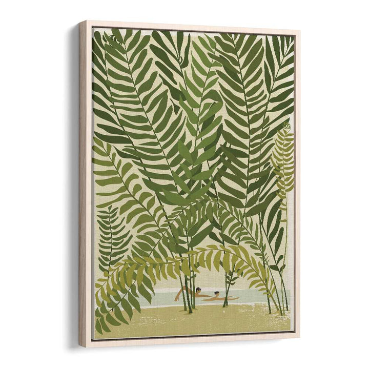 Live Unapologetically By Andi Bell Beach Prints in Oak Wood Floater Frame