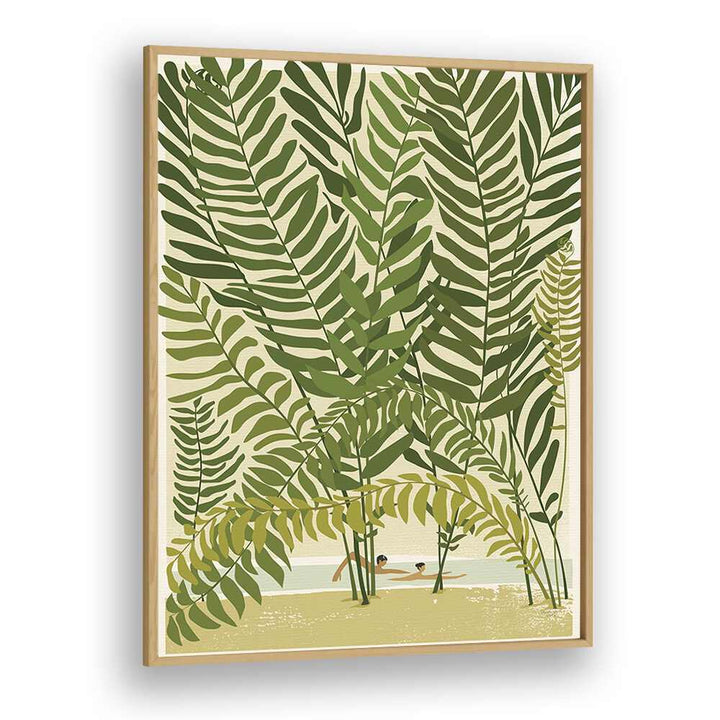 Live Unapologetically By Andi Bell Beach Prints in Oak Wood Plain Frame