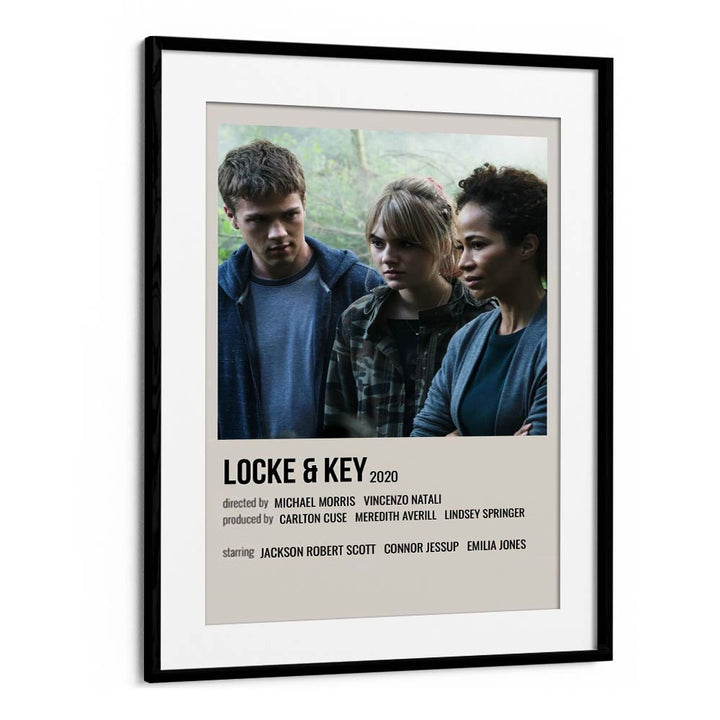 Locke Key 2020 I Movie Posters in Black Frame With Mount