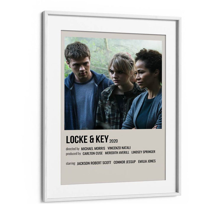 Locke Key 2020 I Movie Posters in White Frame With Mount