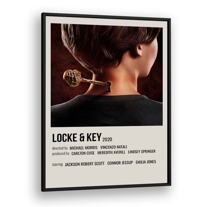 Locke Key 2020 Ii Movie Posters in Black Plain Frame