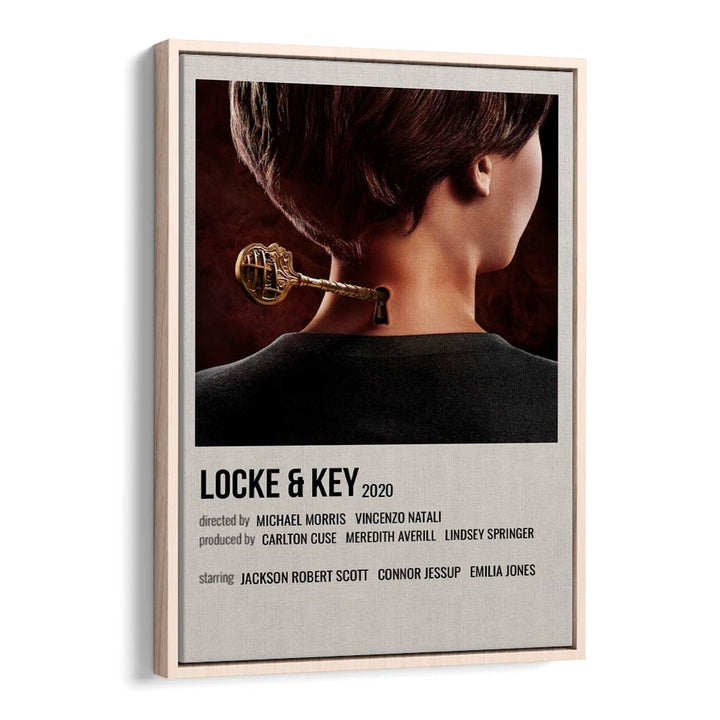 Locke Key 2020 Ii Movie Posters in Oak Wood Floater Frame