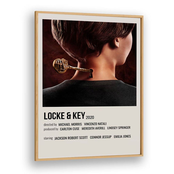 Locke Key 2020 Ii Movie Posters in Oak Wood Plain Frame