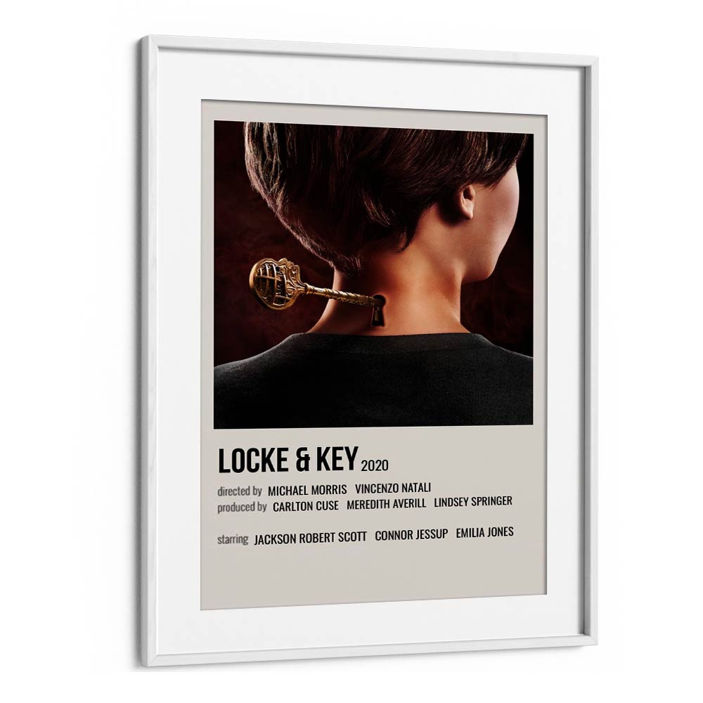 Locke Key 2020 Ii Movie Posters in White Frame With Mount