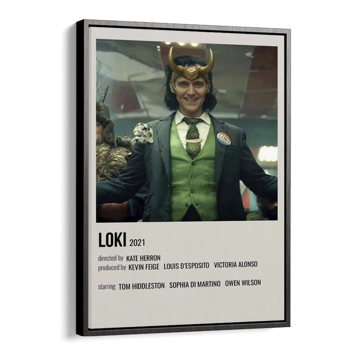 Loki Movie Posters in Black Floater Frame