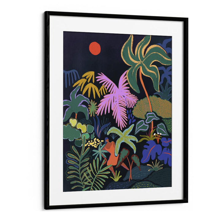 Lost II By Arty Guava Wall Art Prints in Black Frame With Mount