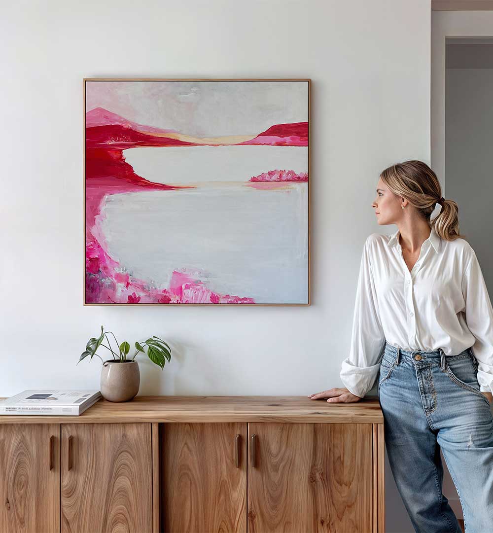 LOVE IS A ROSE , ABSTRACT PAINTINGS