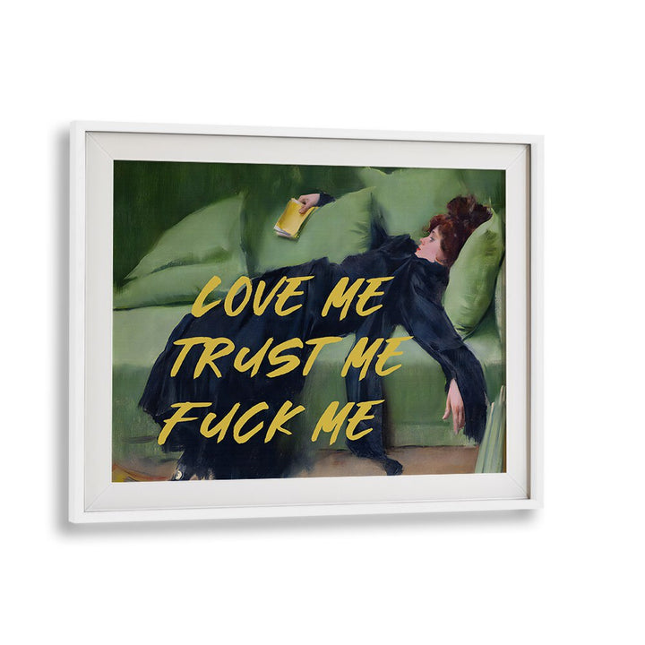 Love Me II by the Art Concept Altered Art Prints in White Frame With Mount