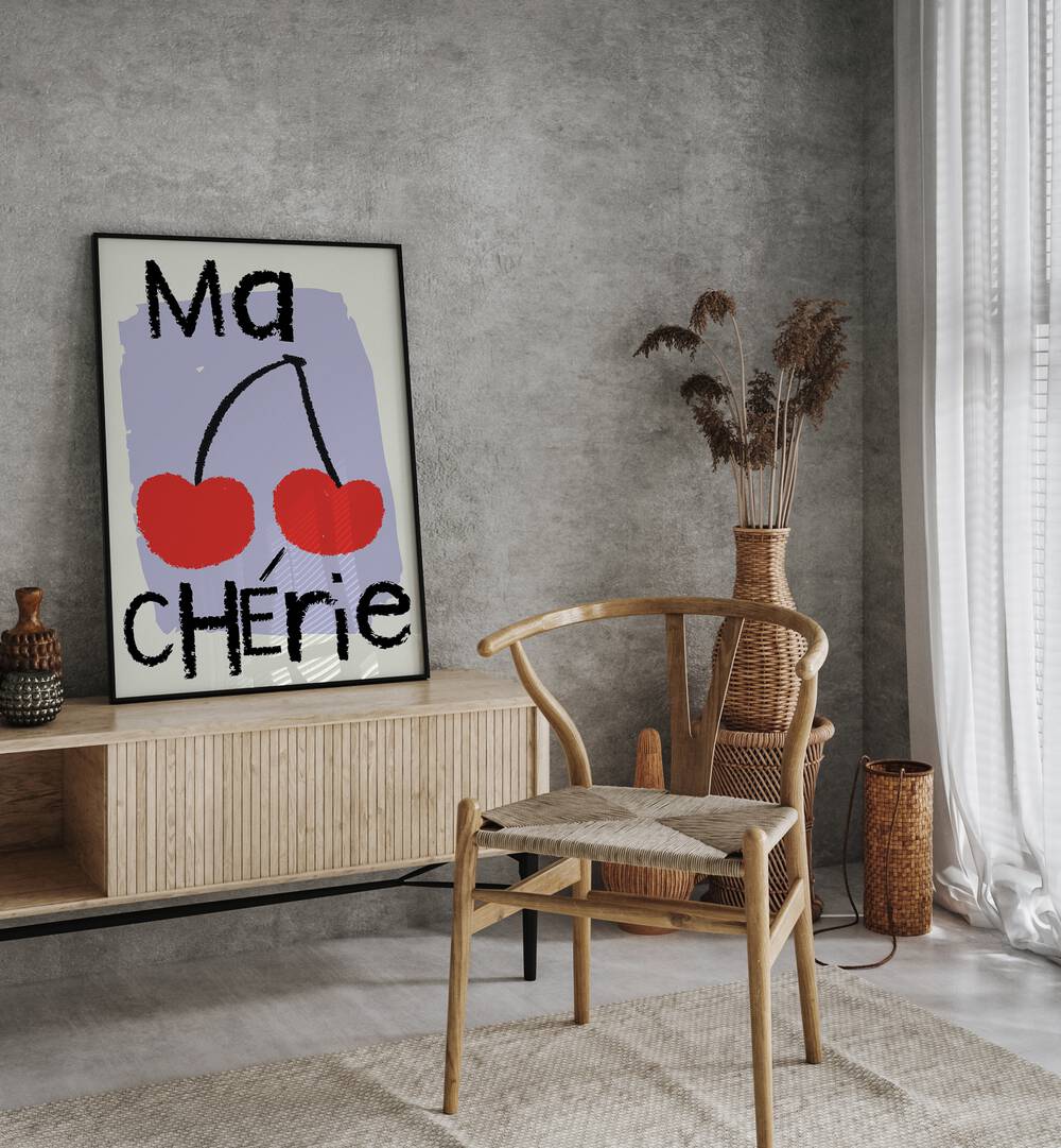 Ma Cherie Art Artwork in Gallery Wrap Artwork Placed on a wall In A Living Room 
