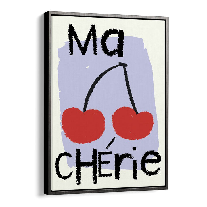 Ma Cherie Fashion Art Artwork in Black Floater Frame
