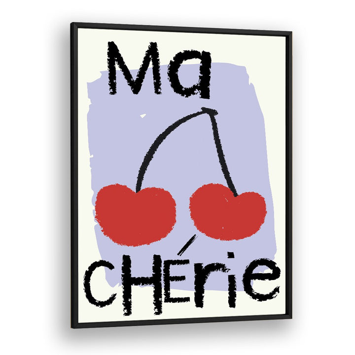 Ma Cherie Fashion art Artwork in Black Plain Frame
