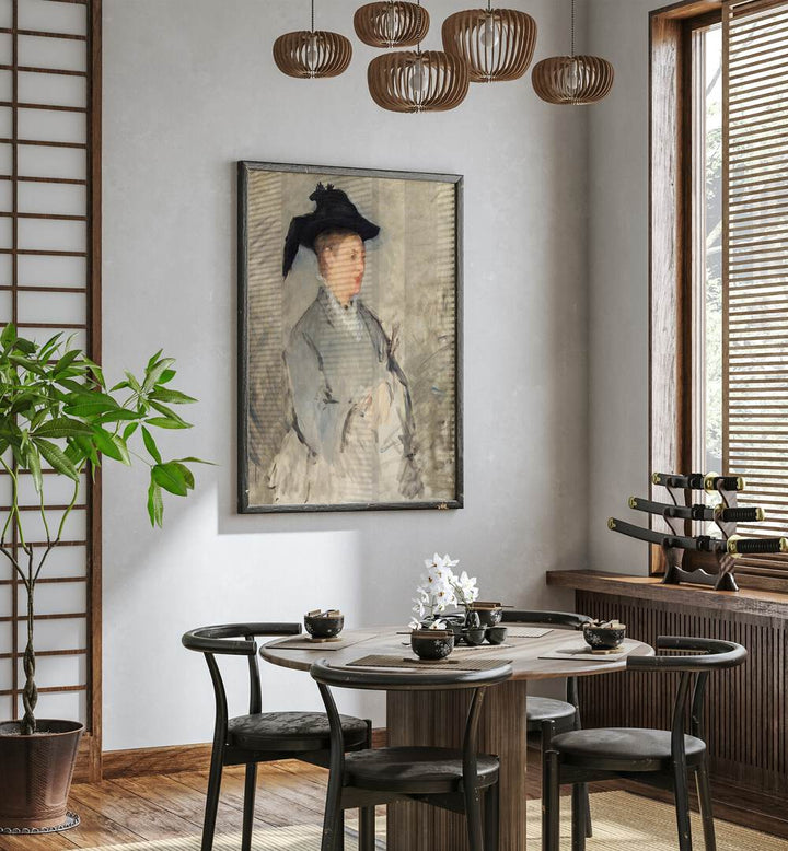 MADAME ÉDOUARD MANET  , VINTAGE PAINTINGS