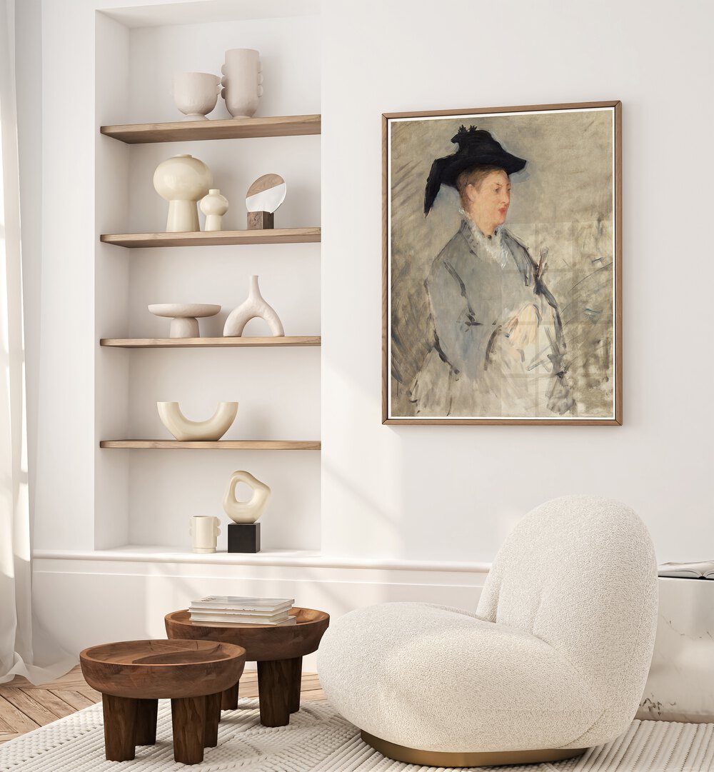 MADAME ÉDOUARD MANET  , VINTAGE PAINTINGS