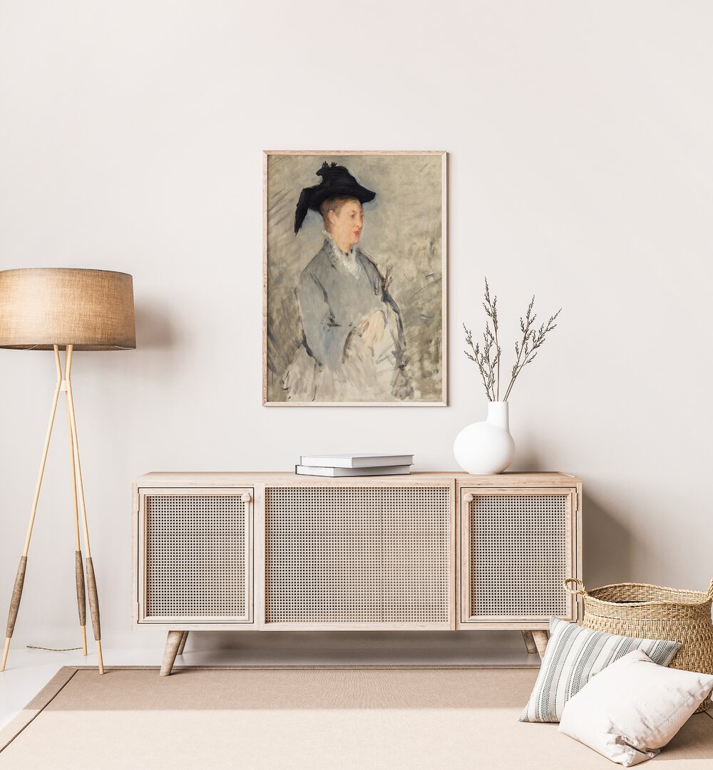 MADAME ÉDOUARD MANET  , VINTAGE PAINTINGS