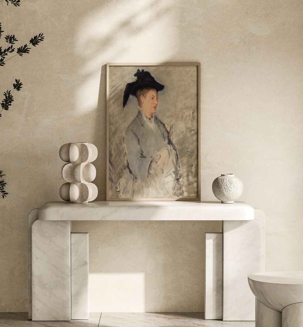 MADAME ÉDOUARD MANET  , VINTAGE PAINTINGS