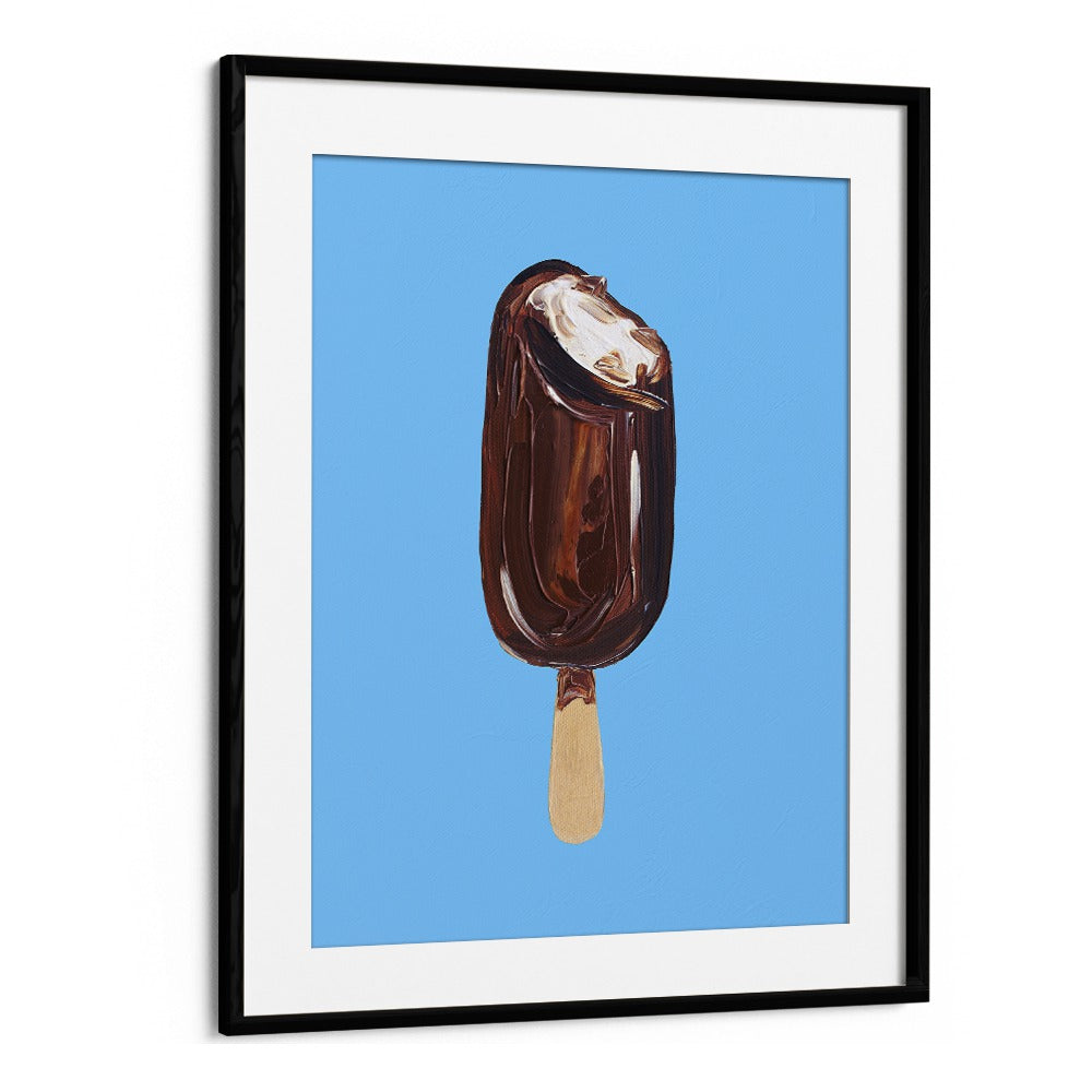 Magnum Ice Cream Bar & Cafe Artwork in Black Frame With Mount