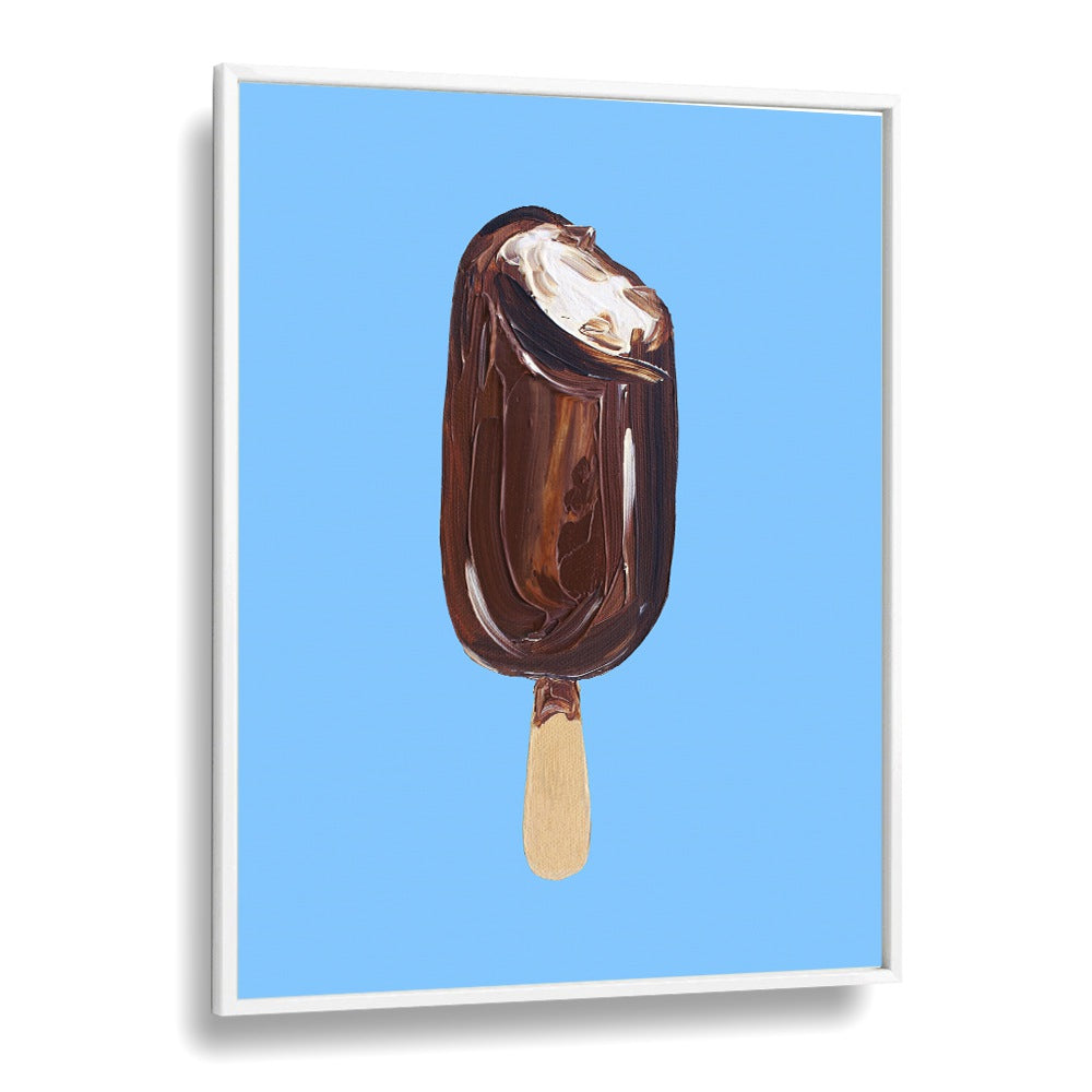 Magnum Ice Cream Bar & Cafe Artwork in White Plain Frame