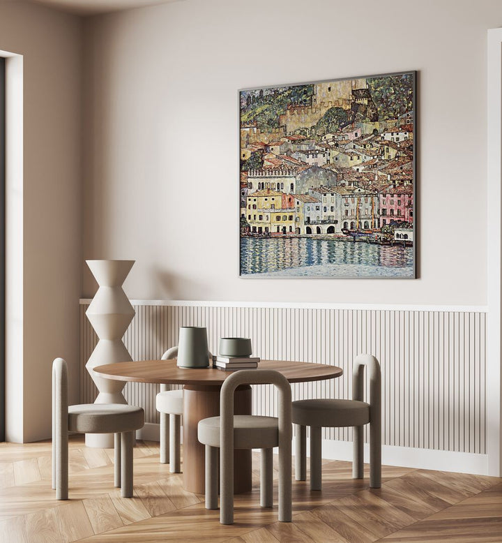 MALCESINE AM GARDASEE (1913) , VINTAGE PAINTINGS