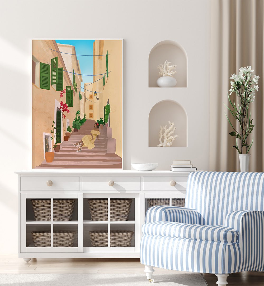 MALLORCA ISLAND , TRAVEL POSTERS