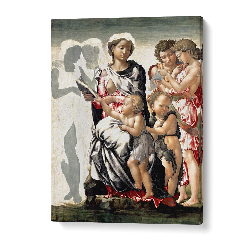 Manchester Madonna (1497) Michelangelo Buonarroti art painting Artwork in Gallery Wrap