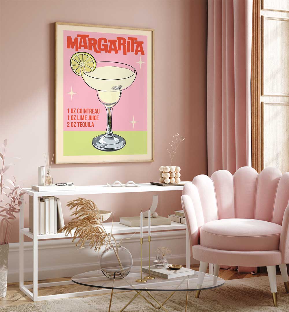 MARGARITA COCKTAIL , BAR & CAFE ART