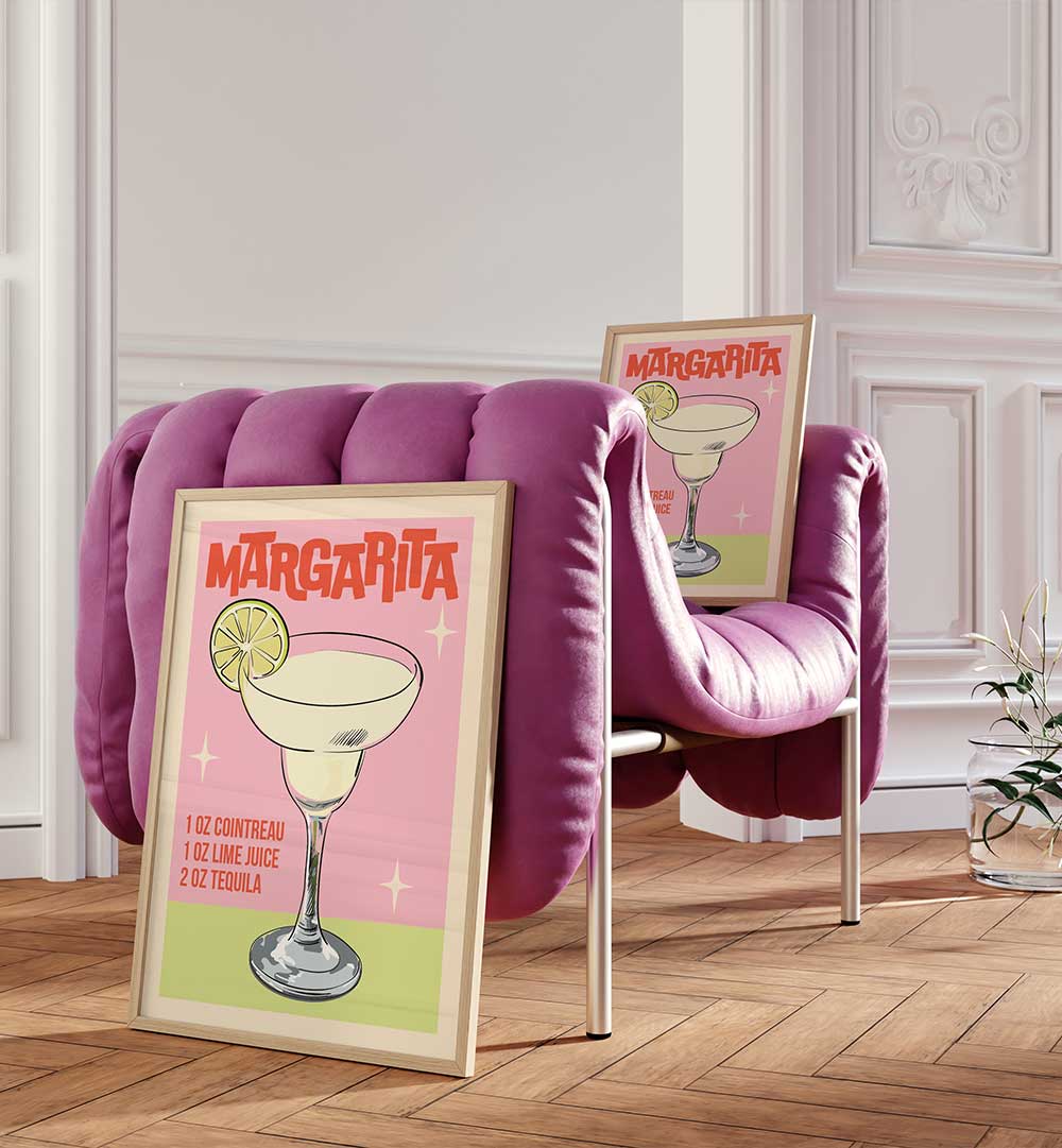 MARGARITA COCKTAIL , BAR & CAFE ART