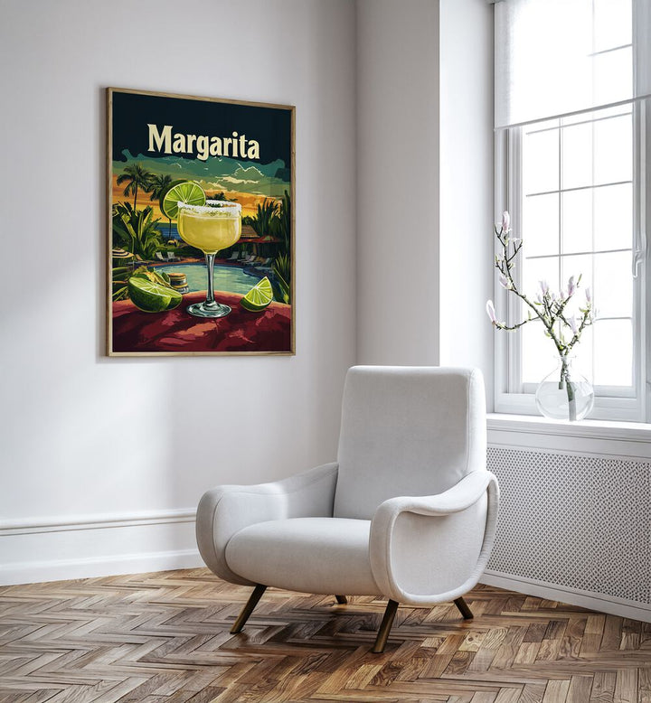 MARGARITA VINTAGE, BAR & CAFE ART brings timeless elegance to your space with vibrant cocktail-inspired decor.