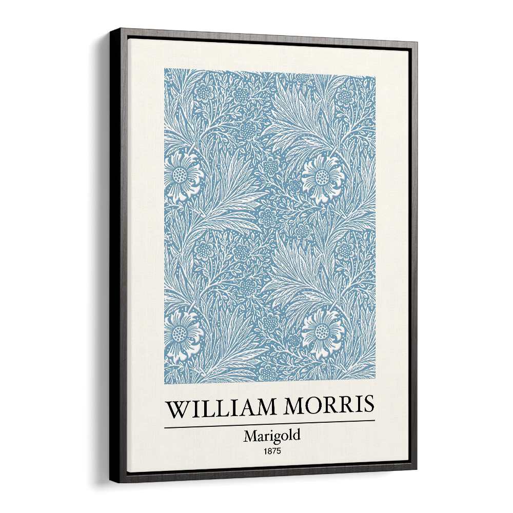 Marigold Elegance William Morris' Timeless Tapestry Of 1875 William Morris's art painting Artwork in Black Floater Frame