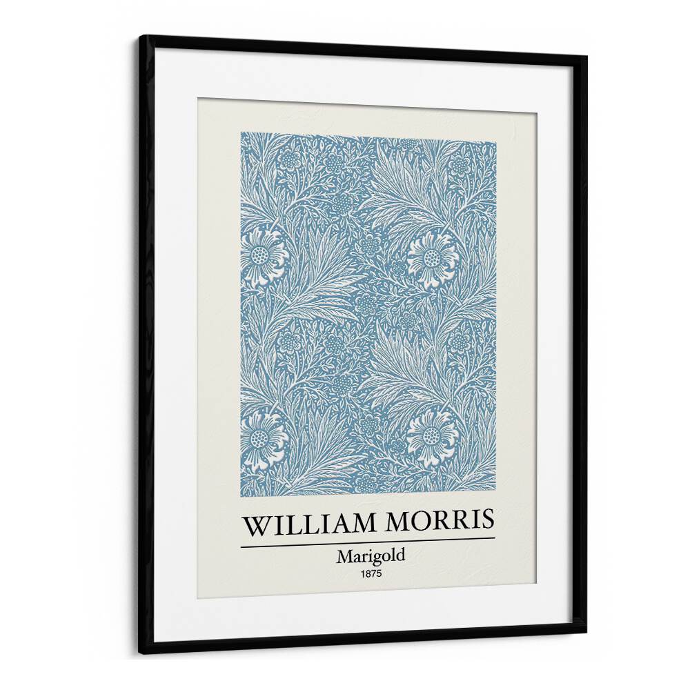 Marigold Elegance William Morris' Timeless Tapestry Of 1875 William Morris's art painting Artwork in Black Frame With Mount