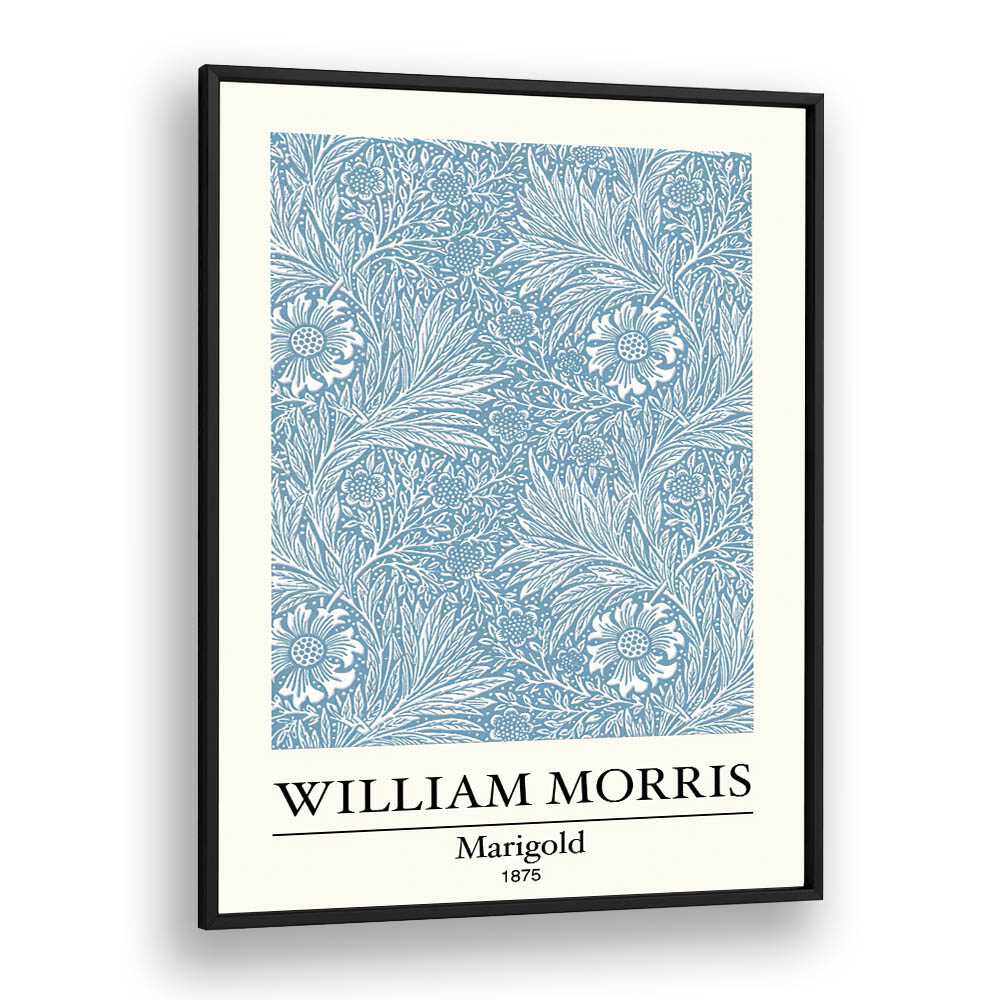 Marigold Elegance William Morris' Timeless Tapestry Of 1875 William Morris's art painting Artwork in Black Plain Frame