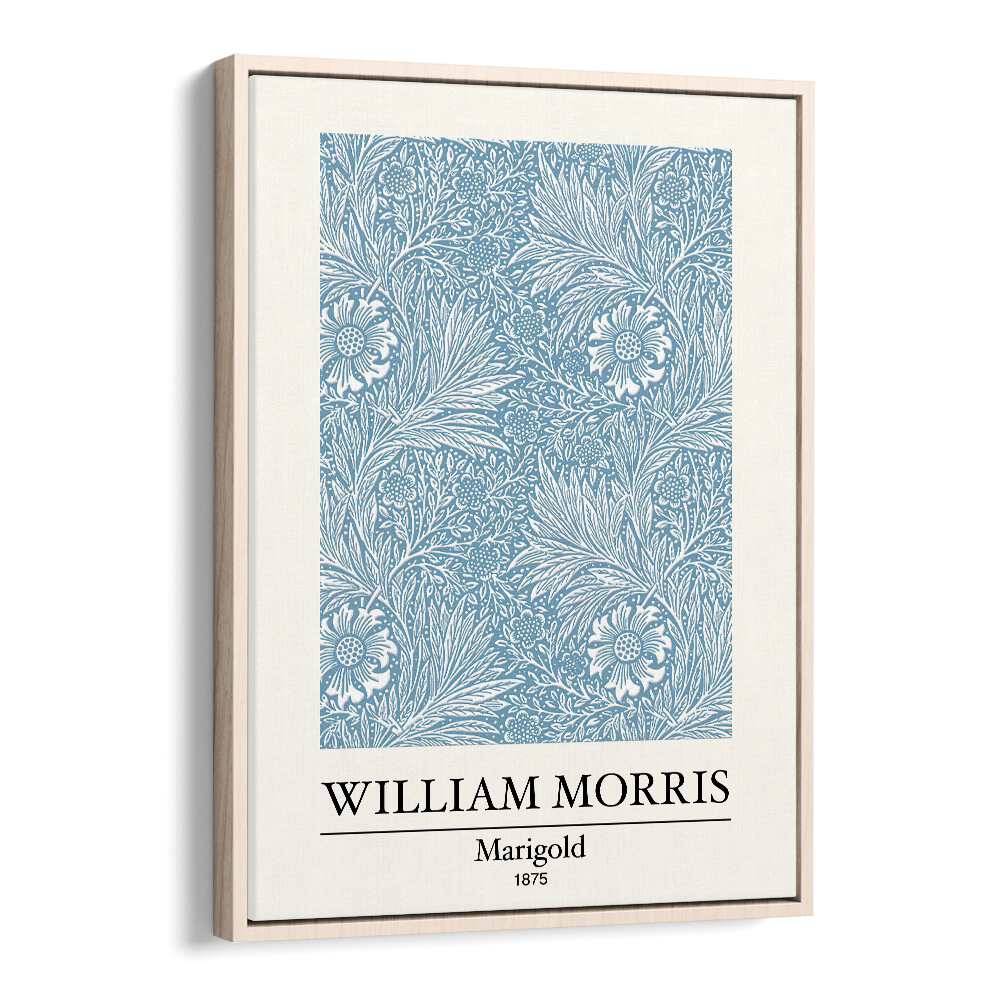 Marigold Elegance William Morris' Timeless Tapestry Of 1875 William Morris's art painting Artwork in Oak Wood Floater Frame