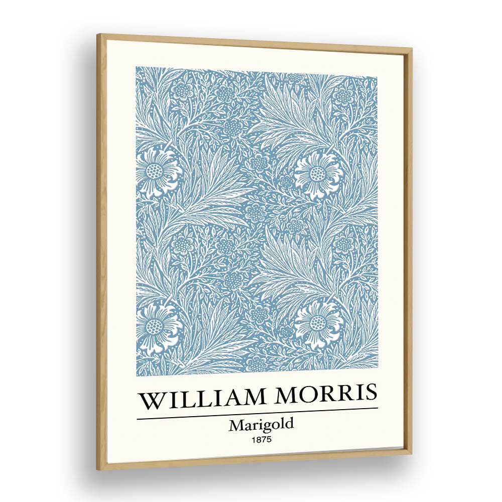 Marigold Elegance William Morris' Timeless Tapestry Of 1875 William Morris's art painting Artwork in Oak Wood Plain Frame