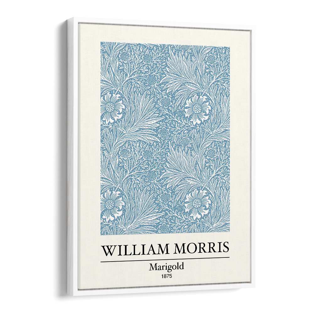 Marigold Elegance William Morris' Timeless Tapestry Of 1875 William Morris's art painting Artwork in White Floater Frame