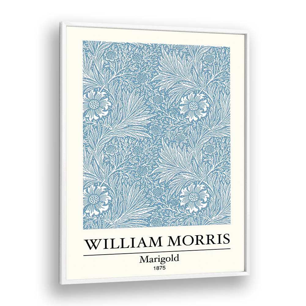 Marigold Elegance William Morris' Timeless Tapestry Of 1875 William Morris's art painting Artwork in White Plain Frame