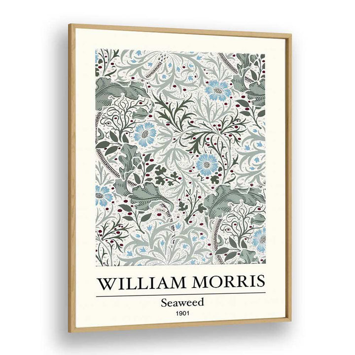 Marine Elegance William Morris' 'seaweed' (1901) William Morris's art painting Artwork in Oak Wood Plain Frame