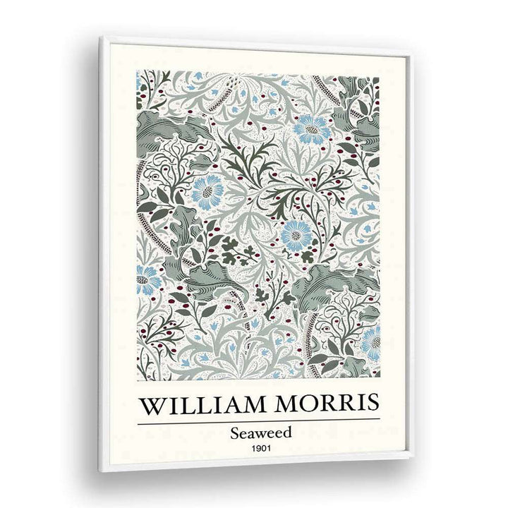 Marine Elegance William Morris' 'seaweed' (1901) William Morris's art painting Artwork in White Plain Frame