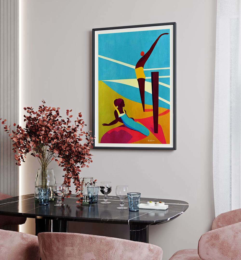 Vibrant MARTINIQUE, BEACH PAINTINGS enhance your space with serene coastal vibes and stunning colors.