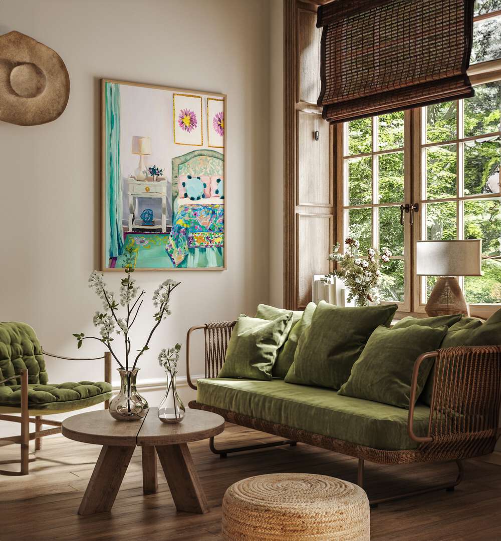 Bright and stylish living area showcasing MARY ELLEN'S BEDROOM, FASHION POSTERS for chic home decor inspiration.